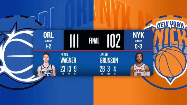 NBA常规赛 魔术 - 尼克斯 全场录像